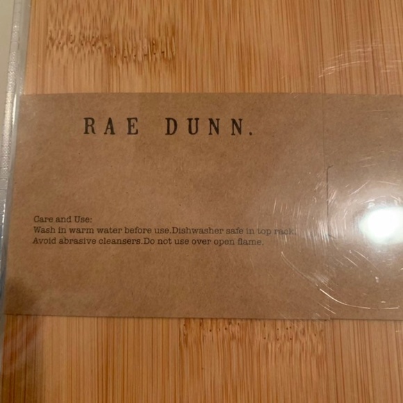 Rae Dunn bamboo cutting board and Knife cheese - Picture 3 of 4